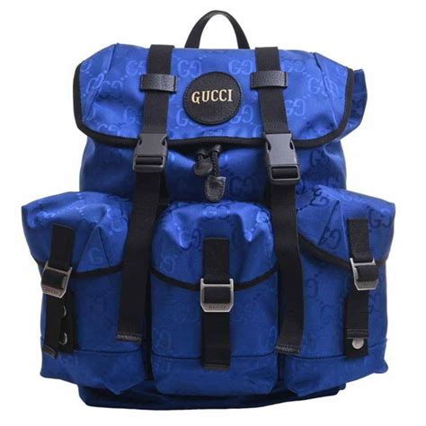 blue gucci backpack|Gucci off the grid backpack.